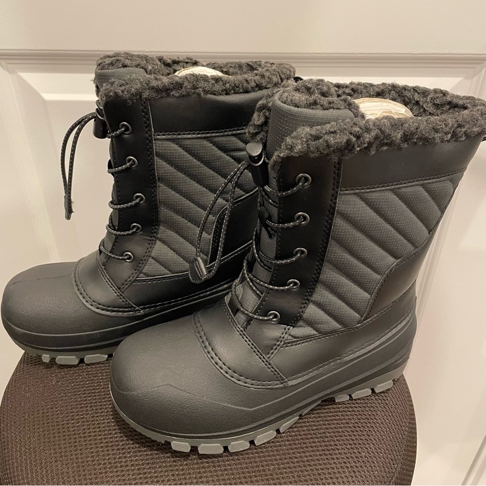 All in Motion Kids Black Winter Boots